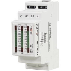 Індикатор напруги Zamel Modular 3-fazowy L1-N/L2-N/L3-N 195-245V (EXT10000031)