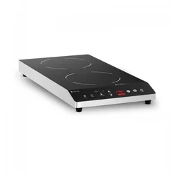 Inductiekookplaat - Ø26 cm - 1800 W - tweepits ROYAL CATERING 10011748 RCIC-1800P6