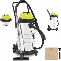 Industrial vacuum cleaner for dry and wet work 1200 W 60 l