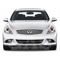 Infiniti G25/G25X — Chrome Strips Grill Chrome Dummy Bufer Tuning