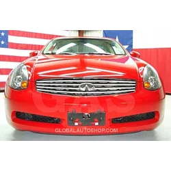 Infiniti G35 — Chrome Strips Grill Chrome Dummy Bufer Tuning