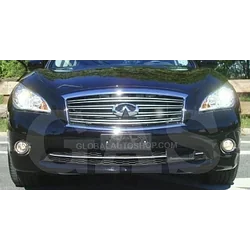 Infiniti M56 – Chrome Strips Grill Chrome Dummy Bumper Tuning