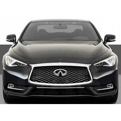 Infiniti Q60 — Chrome Strips Grill Chrome Dummy Bufer Tuning