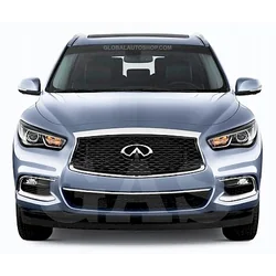 Infiniti QX60 – Chrome Strips Grill Chrome Dummy Bumper Tuning