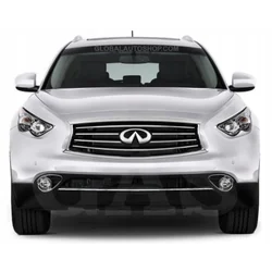 Infiniti QX70 — Chrome Strips Grill Chrome Dummy Bufer Tuning