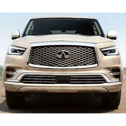 Infiniti QX80 — Chrome Strips Grill Chrome Dummy Bufer Tuning