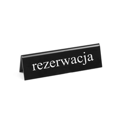 Informācijas plāksne "Rezervācija" PL