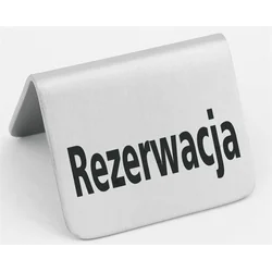 Informacijski znak Rezervacija Osnovna varianta