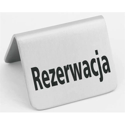 Informatiebord "Reserveren"