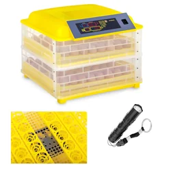 Inkubator, valilnica, valilnica za valjenje do 96 jajc + ovoskop 120W