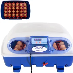 Inkubatora inkubators 24 olām, pusautomātisks ar ūdens dozatoru, profesionāls 100 W