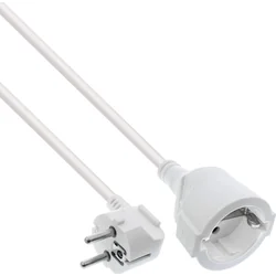 InLine InLine® Power Extension Cable angeld Type F white 15m