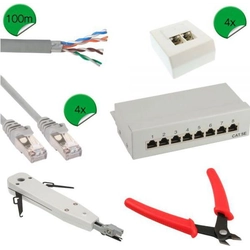 InLine Xnetwork installation kit Cat.5e (20156I)