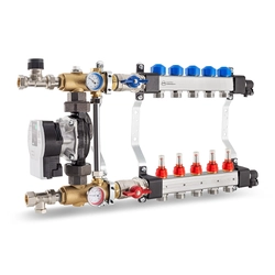 InoxFlow manifold with mixing system (USFP series) -7 circuits