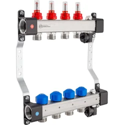 InoxFlow UFST manifold with valves - 5 circuits for actuators