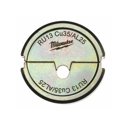 Inserto de crimpagem Milwaukee CU35 / AL25 mm² | Roda