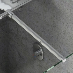 Installationsset för duschkabiner och väggar Ravak Brilliant och Walk-In, W SET, Uni T spoj (ljus alu)