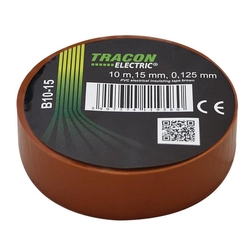 insulating tape 10mx15mm brown