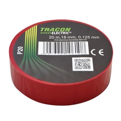 insulating tape 20mx18mm red