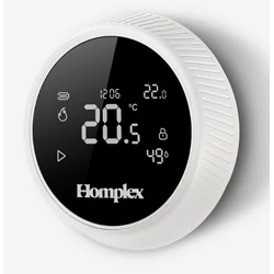 Intelligens programozható WiFi környezeti termosztát Homplex NX1-Alb