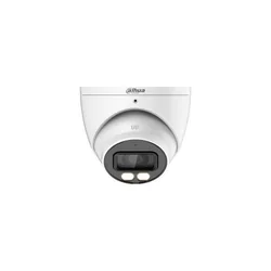 Intelligente Dual-Light-Überwachungskamera 5MP Objektiv 2.8mm IR 40m WL 40m Kuppelmikrofon - Dahua - HAC-HDW1500T-IL-A-0280B-S2