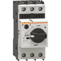 Interrupteur de moteur électrique Lovato avec bouton 9 -14A 100kA 400V (SM1R1400)