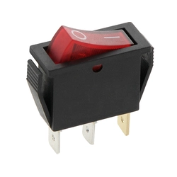 Interrupteur MK111 rouge 12V 1 Pièce