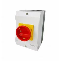 Interruptor 40A 13kw 0-1 ON-OFF 3 poli 400V AC IP65 cassette aplicado industrial