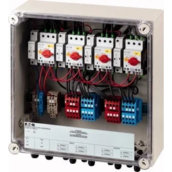 Interruptor de protección contra incendios Eaton SOL30-SAFETY en 4 PV, cadenas MV, 230VAC 168103