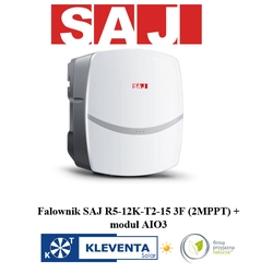 INVERSOR inversor SAJ R5 12kW, SAJ R5-12K-T2-15, 3-phase, 2xMPPT+ módulo de comunicação eSolar AIO3