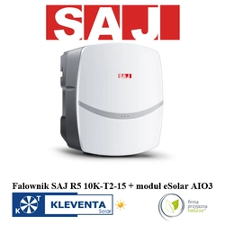 INVERSOR SAJ R5 10 kW, SAJ R5-10K-T2-15,3-phase,2xMPPT + módulo de comunicação eSolar AIO3