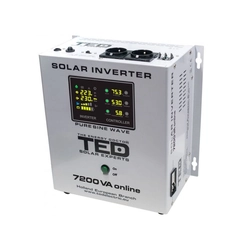 Inversor solar de 48V a 230V 7200VA/5000W onda senoidal MPPT TED000316