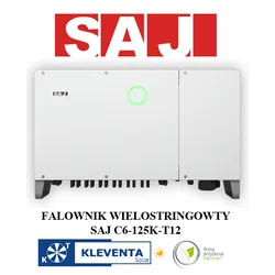 INVERTER SAJ 125 kW, SAJ C6-125K-T12 AFCI, 3-FAZOWY, 9xMPPT+moduł eSolar komunikacija AIO3 (WFi/Ethernet)