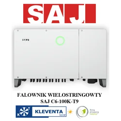 INVERTER SAJ C6 100 kW, SAJ C6-100K-T9, 3-FAZOWY, 9x MPPT+ AFCI + eSolar-TIEDONSIIRTOMODUULI AIO3 (WiFi/Ethernet)