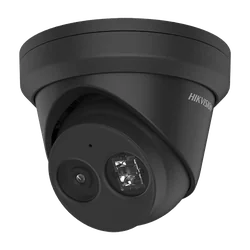 IP novērošanas kamera, 4MP, IR objektīvs 2.8mm, AcuSense, mikrofons, PoE — HIKVISION DS-2CD2343G2-IU-2.8mm-BLACK