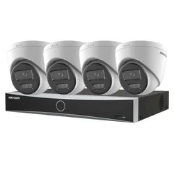 IP sledovacia súprava 4K 4 kamery 8MP IR 30m biele svetlo 30m mikrofón Smart Hybrid Light, NVR 4 PoE kanály 12MP AcuSense