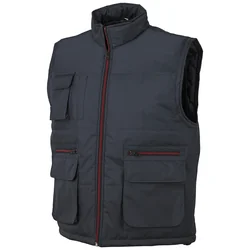 IS-04027 - RING vest with synthetic filling and many practical pockets, waterproof and durable - S-3XL