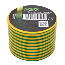 isolatieband 20mx50mm geel groen