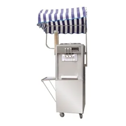 Italiaanse ijsmachine RQMG22 | 2 smaken +mix | ijsmachine | nachtkoeling | beluchtingspomp | 2x7 l