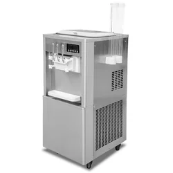 Italialainen jäätelökone RQMG38 | 2 makuja +sekoitus | jäätelökone | yöjäähdytys | ilmastuspumppu | 2x7 l