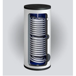 izmenjevalnik sanitarne vodeSWPC-300.TERMO MAGNUM,300 litrov, ki stoji z dvojno spiralno tuljavo s površino 4,22 m2 - idealno za sodelovanje s toplotno črpalko