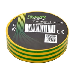 izolačná páska 20mx18mm žltá zelená