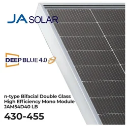 JA Solar JAM54D40 435LB Sort ramme