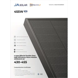 JA Solar JAM54D41 435/LB plně černá (kontejner)