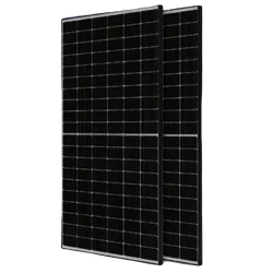 Ja Solar JAM60S20 385Wp mono PERC pusgriezts-melns rāmis 30 mm
