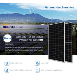 JA SOLAR JAM66S30-505/MR // JA SOLAR 505W Solar Panel