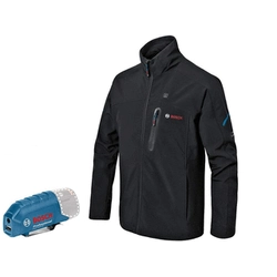 Jachetă încălzită Bosch GHJ 12+18V XA L 10,8 V/12 V | L| Negru