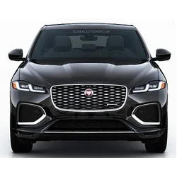 Jaguar F Pace - Chrome Strips Grill Chrome Dummy Bumper Tuning