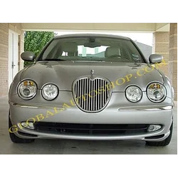 Jaguar S-Typ – Chromstreifen, Grill, Chrom-Attrappe, Stoßstangen-Tuning