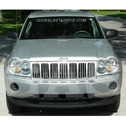 Jeep Grand Cherokee - Chrome Strips Grill Chrome Dummy Bumper Tuning